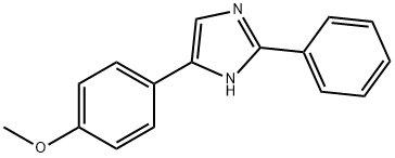 5-(4-Methoxyphenyl)-2-phenyl-1H-imidazole 구조식 이미지