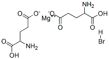 magnesium hydrogen L-2-aminoglutarate hydrobromide Structure
