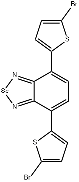 4,7-Bis(5-bromo-2-thienyl)-2,1,3-benzoselenadiazole 구조식 이미지