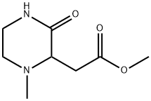 2-Piperazineaceticacid,1-methyl-3-oxo-,methylester(9CI) Structure