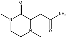 2-Piperazineacetamide,1,4-dimethyl-3-oxo-(9CI) Structure