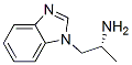 1H-벤즈이미다졸-1-에탄아민,알파-메틸-,(alphaR)-(9CI) 구조식 이미지