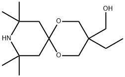 (3-Ethyl-8,8,10,10-tetramethyl-1,5-dioxa-9-azaspiro[5.5]undecan-3-yl)methanol 구조식 이미지