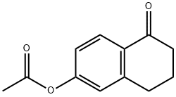 5-oxo-5,6,7,8-tetrahydronaphthalen-2-yl acetate Structure