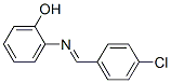 2-(4-CHLOROBENZYLIDENEAMINO)PHENOL Structure