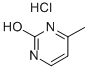 Гидрохлорид 2-гидрокси-4-метилпиримидин структурированное изображение