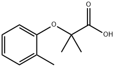 2-methyl-2-(2-methylphenoxy)propanoic acid 구조식 이미지