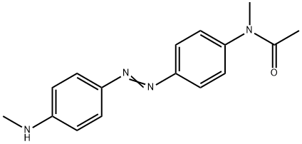 N-Methyl-4'-[p-(methylamino)phenylazo]acetanilide Structure