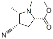 프롤린,4-시아노-1,5-디메틸-,메틸에스테르,(2-알파-,4-알파-,5-알파-)-(9CI) 구조식 이미지