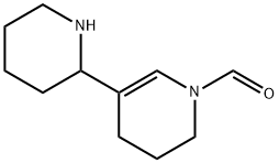 3,4-Dihydro-5-(piperidin-2-yl)-1(2H)-pyridinecarbaldehyde 구조식 이미지