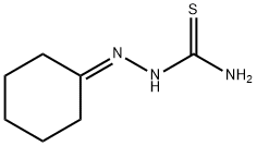 1-(Cyclohexylideneamino)thiourea Structure