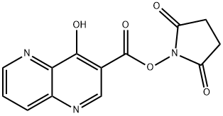 succinimido (1,5-naphthyridin-3-yl)formate Structure