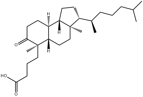 5-옥소-4,5-세코콜레스탄-4-오산 구조식 이미지