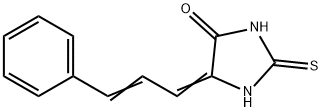 5-(3-Phenyl-2-propenylidene)-2-thioxoimidazolidin-4-one Structure