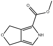 1H-Furo[3,4-c]pyrrole-4-carboxylicacid,3,5-dihydro-,methylester(9CI) Structure