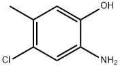 2-AMINO-4-CHLORO-5-METHYL PHENOL Structure