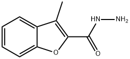 3-METHYL-BENZOFURAN-2-CARBOXYLIC ACID HYDRAZIDE Structure