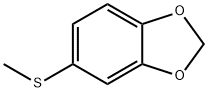 1,3-벤조디옥솔,5-(메틸티오)- 구조식 이미지