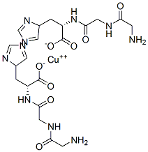 copper-glycyl-glycyl-histidine Structure