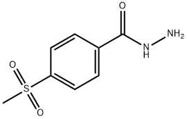 4-(methylsulfonyl)benzohydrazide Structure