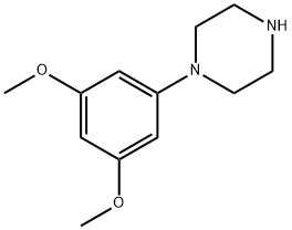 1-(3,5-DIMETHOXYPHENYL)피페라진 구조식 이미지