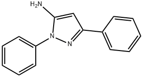 5-아미노-1,3-디페닐피라졸 구조식 이미지