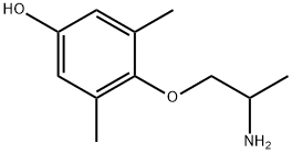 Phenol, 4-(2-aminopropoxy)-3,5-dimethyl- Structure