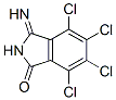 2,3-Dihydro-4,5,6,7-tetrachloro-3-imino-1H-isoindole-1-one Structure