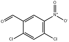 2,4-Dichloro-5-nitrobenzalehyde 구조식 이미지