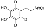 2-(3,4-DIHYDROXYPHENYL-D3)ETHYLAMINE HCL Structure