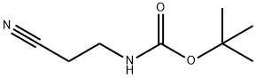 TERT-BUTYL N-(2-CYANOETHYL)CARBAMATE Structure