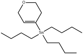 4-트라이부틸스타닐-3,6-다이하이드로-2H-피란 구조식 이미지