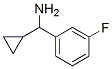 Benzenemethanamine, alpha-cyclopropyl-3-fluoro- (9CI) Structure