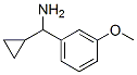 Benzenemethanamine, alpha-cyclopropyl-3-methoxy- (9CI) Structure