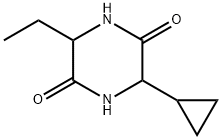 2,5-피페라진디온,3-시클로프로필-6-에틸-(9CI) 구조식 이미지