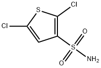 2,5-Dichlorothiophene-3-sulfonamide Structure