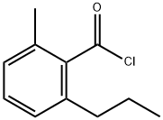 Benzoyl chloride, 2-methyl-6-propyl- (9CI) Structure