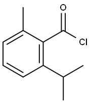 염화벤조일,2-메틸-6-(1-메틸에틸)-(9CI) 구조식 이미지