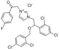 Fludazonium Chloride Structure