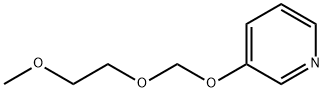 Pyridine, 3-[(2-methoxyethoxy)methoxy]- (9CI) Structure