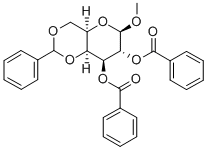 METHYL 2,3-DIBENZOYL-4,6-O-BENZYLIDENE-BETA-D-GALACTOPYRANOSIDE Structure