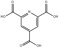 Pyridine-2,4,6-tricarboxylic acid 구조식 이미지