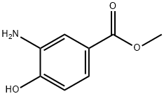Methyl 3-amino-4-hydroxybenzoate 구조식 이미지