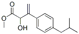 2-히드록시-3-(p-이소부틸페닐)-3-부텐산메틸에스테르 구조식 이미지