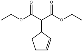 디에틸2-시클로펜텐-1-일말로네이트 구조식 이미지