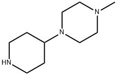 1-METHYL-4-(PIPERIDIN-4-YL)-PIPERAZINE 구조식 이미지
