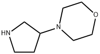 4-PYRROLIDIN-3-YLMORPHOLINE Structure