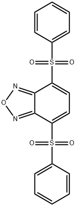 4,7-Bis[(4-methylphenyl)sulfonyl]benzofurazane 1-oxide Structure