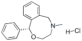 (R)-3,4,5,6-tetrahydro-5-methyl-1-phenyl-1H-2,5-benzoxazocine hydrochloride Structure