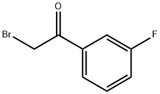 2-Bromo-1-(3-fluorophenyl)ethan-1-one 구조식 이미지